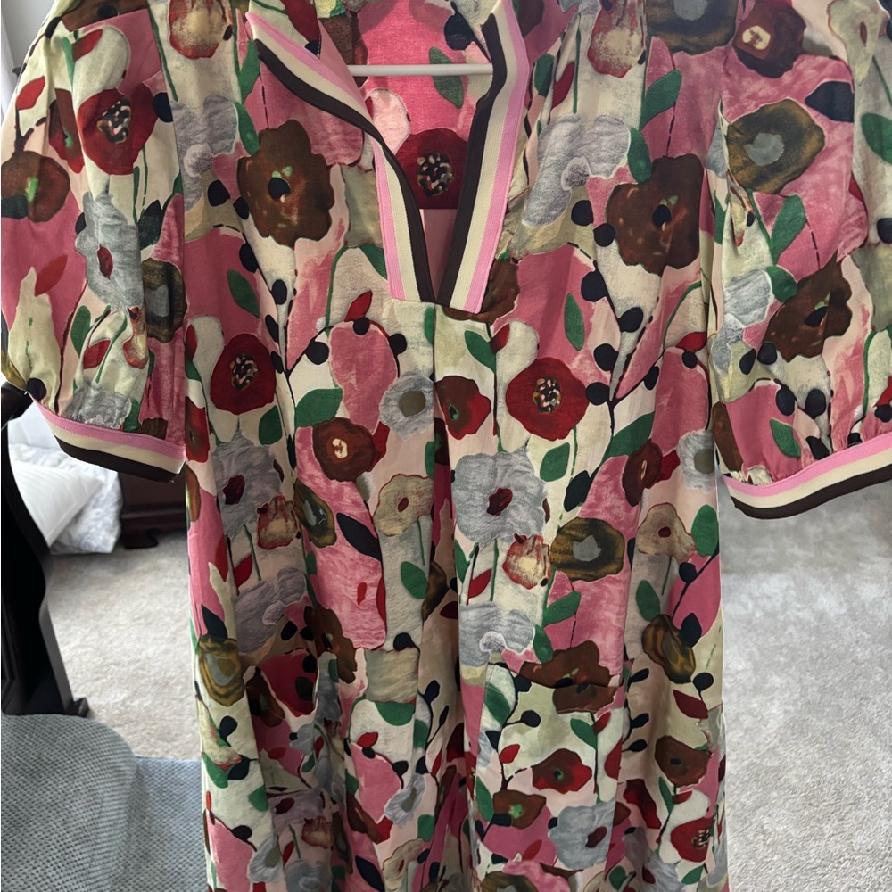 Floral V-Neck Dress